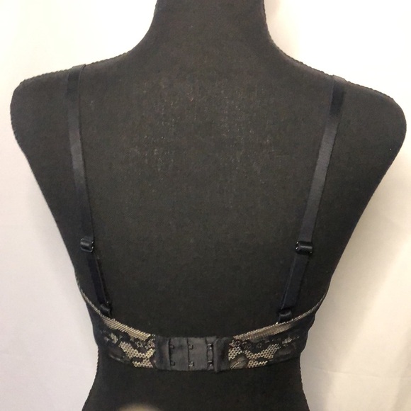 GILLIAGAN & O’MALLEY Black padded lace bra. Size 36 D. - Picture 7 of 9